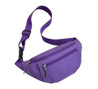 Sac Banane for Sport, entraînement, Voyage, Course à Pied, Grands Portefeuilles à bandoulière, Sac de téléphone à Une épaule, Sac de Poitrine(Purple)