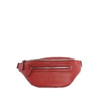 Sac banane - FRANCINEL - Modèle 45951 - Cuir Rouge - 28x14x6 cm - Zippée