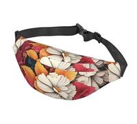 Sac banane Fresh Lemon pour femme et homme - Sac banane imperméable avec ceinture réglable - Sac à bandoulière décontracté - Sac banane de voyage pour le sport, la course à pied, le cyclisme, Motif de