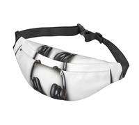Sac banane Fresh Lemon pour femme et homme - Sac banane imperméable avec ceinture réglable - Sac à bandoulière décontracté - Sac banane de voyage pour le sport, la course à pied, le cyclisme,