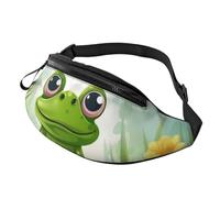 Sac Banane Frog in A Pond Printing Waist Pack Réglable Fanny Pack Durable Bum Bag Belt pour Voyage Balade Gym