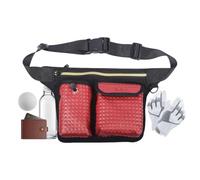 Sac Banane Golf Portable, Doux Et Respirant avec des Multi-Compartiments | Pochette Porte Balles et Tees de Golf pour Parcours, Parc, Practice, Terrain, Tournoi, Entraînement, Green