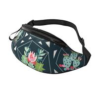 Sac banane gothique d'Halloween pour homme et femme, sac banane tendance, sac banane pour voyage, sport, marche, Plantes succulentes et cactus, Taille unique