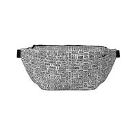 Sac banane hawaïen imprimé floral coloré - Sac à bandoulière, idéal pour les voyages, la course, la randonnée, le cyclisme, etc, Citations du jeu., One Size