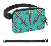 Sac banane Holy Easter pour homme et femme, sac banane avec sangle réglable, sac banane tendance pour voyage, plein air, course à pied, randonnée, multicolore, 4 x 23 x 15 cm, multicolore,