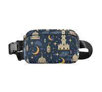 Sac banane House and Moon - Sac banane d'extérieur - Sacs banane à bandoulière, multicolore, Taille unique, Décontracté