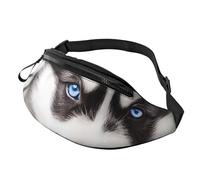 Sac banane (Husky Dog) avec bandoulière réglable pour homme et femme pour voyage, randonnée, course à pied, Husky Dog, Taille unique