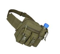 Sac banane imperméable avec plusieurs poches sangle modifiable Plan compact Permanent Polyamide pour équipement d'exploration sauvage Sac de ceinture stratégique