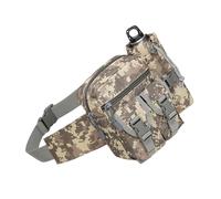 Sac banane imperméable avec plusieurs poches sangle modifiable Plan compact Permanent Polyamide pour équipement d'exploration sauvage Sac de ceinture stratégique