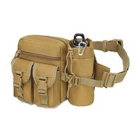 Sac banane imperméable avec plusieurs poches sangle modifiable Plan compact Permanent Polyamide pour équipement d'exploration sauvage Sac banane multifonction d'extérieur, Couleur boue., Beauté de