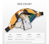 Sac banane imperméable pour femme et homme avec sangle réglable Motif paresseux, Silhouette Corgi, Taille unique