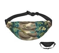 Sac banane imperméable pour homme et femme avec sangle réglable Motif aigle, Adorable paresse., Taille unique