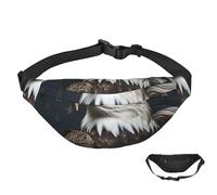 Sac banane imperméable pour homme et femme avec sangle réglable Motif aigle, Aigle à chauve américaine., Taille unique