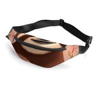 Sac banane imperméable pour homme et femme avec sangle réglable Motif Yin Yang, You Are Awesome Sloth., 36*15cm
