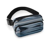Sac banane imprimé à l'eau en forme d'aileron de requin pour entraînement, voyage, course décontractée, course à pied, randonnée, cyclisme, eau d'aileron de requin, 7,9 x 13 cm, Eau de nageoire de,