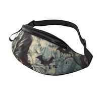 Sac banane imprimé abstrait polygonale pour homme et femme Sac banane léger adapté pour la course à pied, la marche, la randonnée, Chapeau de sorcière., One Size, Sac à dos de