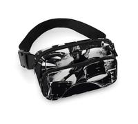 Sac banane imprimé batteur pour homme et femme, grand sac de poitrine avec sangle réglable pour l'extérieur, l'entraînement, les voyages, la course décontractée, batteur, 20 x 13 cm, Batterie, 20x13cm