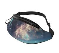 Sac banane imprimé citron et fleur pour homme et femme - Sac banane de course à pied - Sac banane pour voyage, randonnée, Espace de l'univers graphique, Taille unique