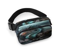 Sac banane imprimé dragon cool pour entraînement, voyage, course décontractée, course à pied, randonnée, cyclisme, dragon cool, 7,9 x 13 cm, Dragon cool, 7.9 X 5.1 in