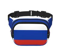 Sac banane imprimé drapeau russe, sac besace unisexe, sac banane de voyage à la mode