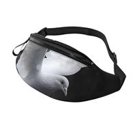 Sac banane imprimé fleurs dans la forêt tropicale tropicale pour homme et femme Sac banane de course à pied Sac banane Sac de poitrine Sacs de poitrine Sac de voyage Randonnée Sac à dos, Colombe