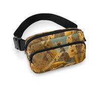 Sac banane imprimé fromage pour entraînement, voyage, course décontractée, course à pied, randonnée, cyclisme, fromage, 7,9 x 13 cm, Fromage, 7.9 X 5.1 in