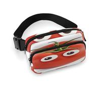 Sac banane imprimé « I Love You from My Head Tomatoes » pour entraînement, voyage, course décontractée, course à pied, randonnée, cyclisme, I Love You from My Head Tomatoes, 20 x 13 cm, Tomates I Love