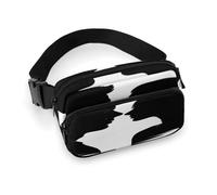 Sac banane imprimé silhouette de visage de couple pour entraînement, voyage, course décontractée, course à pied, randonnée, cyclisme, silhouette de couple, 7,9 x 13 cm, Silhouette de visage de couple,