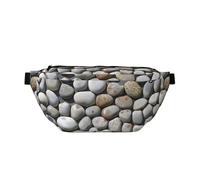 Sac banane imprimé Snow Falling in The Park pour homme et femme, Galets, Taille unique