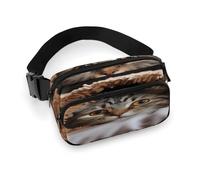Sac banane imprimé sous couverture pour chat, sac banane pour entraînement, voyage, course décontractée, course à pied, randonnée, cyclisme, sous couverture pour chat, 7,9 x 13 cm, Couverture pour