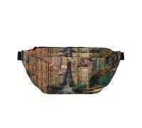 Sac banane imprimé tortue de mer pour homme et femme - Sac banane pour voyage, randonnée, San Francisco, Taille unique