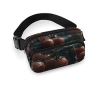 Sac banane imprimé Water The Tomatoes pour femme avec sangle réglable pour la vie quotidienne, style, 20 x 13 cm, sac banane, Style :, 20x13cm, Sacs banane
