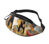 Sac banane imprimé Women in Ancient Egypt avec prise casque, sac banane personnalisé unisexe pour la course à pied, la randonnée, pour homme et femme, Noir , Taille unique, Sacs à dos Sling