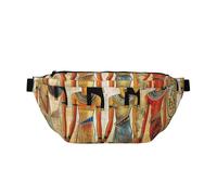 Sac banane imprimé Women in Ancient Egypt pour homme et femme, sac banane réglable, sac banane de voyage, sac à bandoulière pour sport, course à pied, randonnée, Noir , Taille unique, Sac à dos de