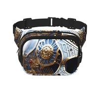 Sac banane intéressant imprimé squelette pour homme et femme avec sangle réglable pour voyage, randonnée, cyclisme