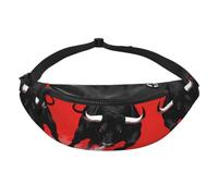 Sac banane Iron Bull Charge pour voyage course à pied mains libres | Polyester résistant. Sangle réglable. Poche pour téléphone. Idéal pour les voyages.