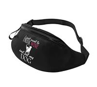 Sac Banane Je Veux Juste Boire Du Vin Et Caresser Mon Labradoodle Avec Prise Casque Sac À Dos De Randonnée Loisir Sacoche De Ceinture Pour Balade Voyage Randonnée 14X35Cm