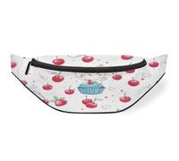 Sac banane Kawaii Cat Cherry pour femmes, hommes, enfants, filles, garçons, sac banane pour voyage, sport, course à pied, couleur, M, Organiseur de sac
