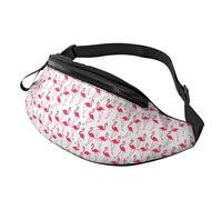 Sac banane léger avec imprimé flamant rose pour randonnée, cyclisme, course à pied et activités de plein air