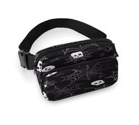 Sac banane léger avec imprimé gothique d'Halloween pour voyage, sport, randonnée, course à pied, Halloween gothique, 7,9 x 13 cm, Halloween Goth, 7.9 X 5.1 in