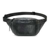 Sac banane léger en cuir synthétique, sac à bandoulière polyvalent tendance pour femme avec poche zippée pour pièces de monnaie pour fête, festival, plein air, voyage, plage