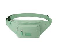 Sac banane léger et réglable pour la course à pied, la marche, la randonnée, le jogging (vert), Vert, L, bumbag