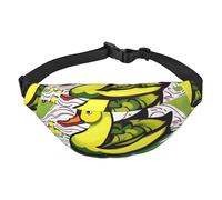 Sac banane léger pour course à pied, randonnée, jeu de canard, grand sac banane pour entraînement, voyage, noir, taille unique, sport, noir, taille unique, sport, Noir , Taille unique, Sports