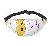 Sac banane léger pour course à pied, randonnée, petit canard jaune, grand sac banane pour entraînement, voyage, noir, taille unique, sport, noir, taille unique, sport, Noir , Taille unique, Sports