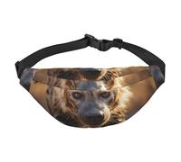 Sac banane léger pour course à pied, randonnée, sac banane à imprimé hyène solitaire pour entraînement, voyage, noir, taille unique, sport, taille unique, sport, Noir , Taille unique, Sports