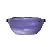 Sac banane Lightning Storm. Grande capacité, imperméable et résistant à la poussière, fermeture éclair sécurisée, convient pour les voyages et les activités de plein air, noir, taille unique