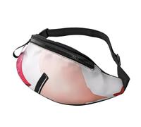 Sac Banane Lips High Heels Printed Sac De Ceinture Réglable Waist Pack Sport Fanny Pack pour Camping Balade Voyage