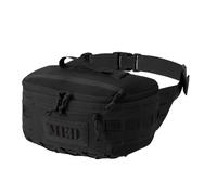 Sac banane Lysander MED à action directe, noir, Small, Classique