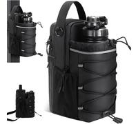 Sac Banane Magnétique Sport/Gym - Porte Gourde Intégré - Fixation Magnétique Puissante (2 ou 3 Aimants) - Imperméable - pour Fitness, Voyage, Travail