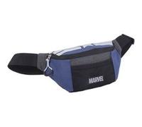 CERDÁ LIFE'S LITTLE MOMENTS - Sac Banane Homme de Marvel Idéal pour le Sport avec Poche Frontale à Fermeture Éclair et Poche en Filet - Licence Officielle Marvel